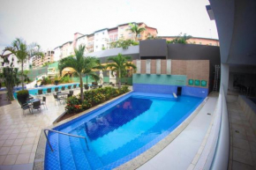 Flat Veredas do Rio Quente - apto com vista para piscinas